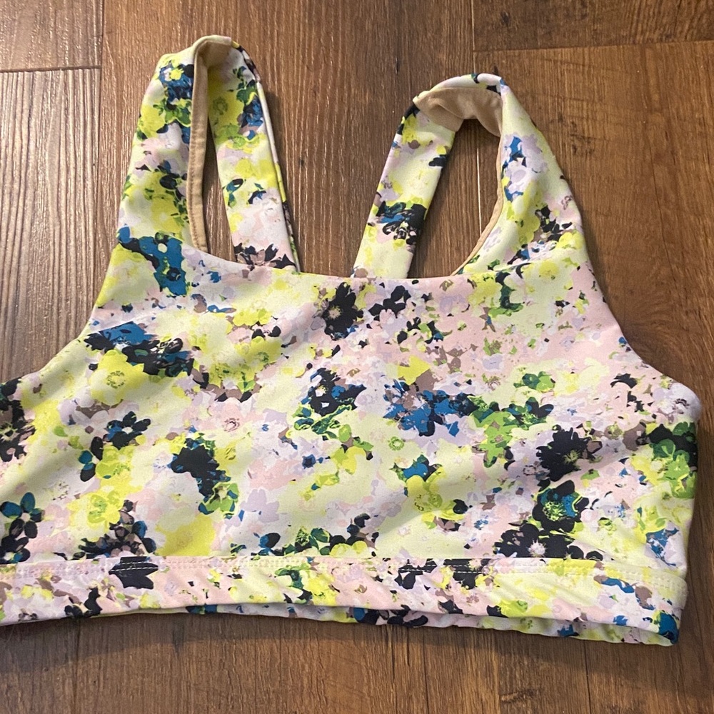 Old navy bralette! Neon yellow with crisscross straps!